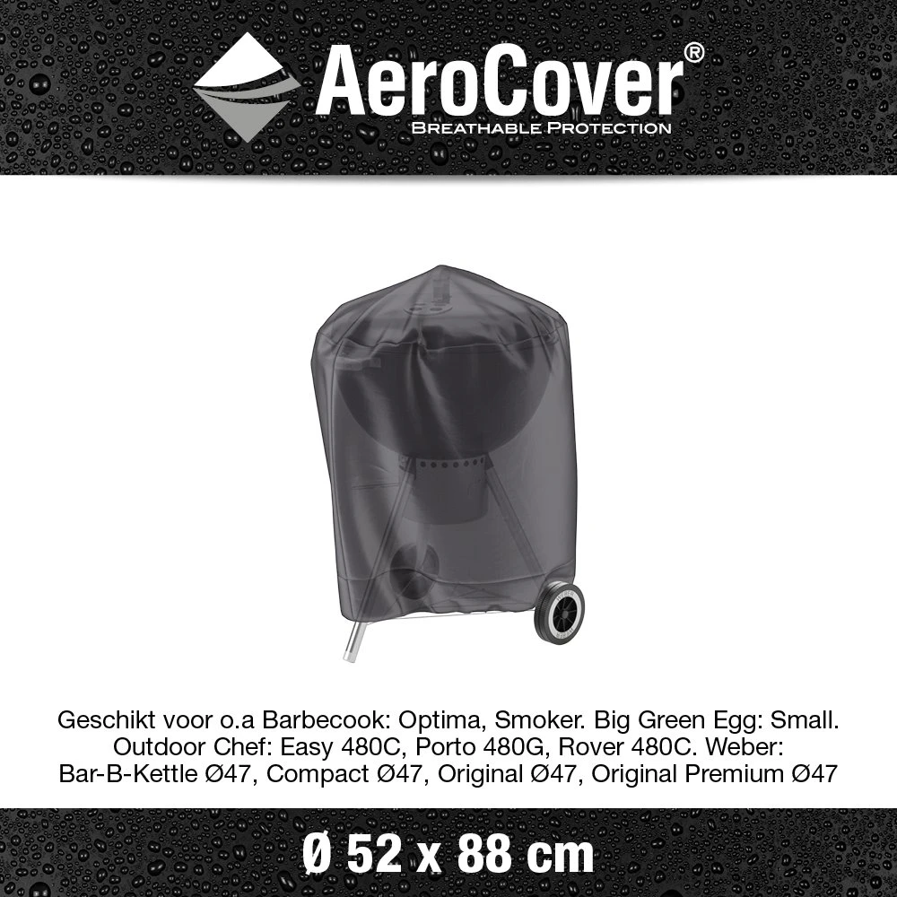 AeroCover BBQ Beschermhoes Ø 47 Cm 3 AeroCover BBQ Beschermhoes Ø 47 Cm - Afbeelding 3