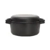Boretti Solido Dutch Oven 26 Cm Met Grilldeksel
