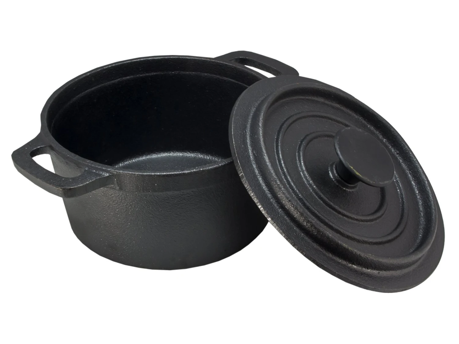 Cast Iron Braadpan ø14x7,5cm Gietijzer 2 Cast Iron Braadpan ø14x7,5cm Gietijzer - Afbeelding 2
