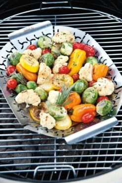 Weber® Grillkorf - Klein Model, Roestvrij Staal -Barbecue Wereld Verkoop weber grillkorf klein model roestvrij staal 1615542879 l