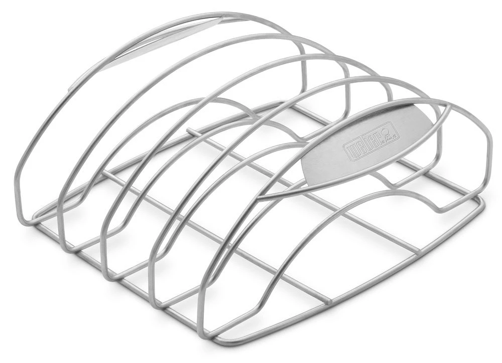 Weber® Ribbetjesrek - Voor Summit® Charcoal 2 Weber® Ribbetjesrek - Voor Summit® Charcoal - Afbeelding 2
